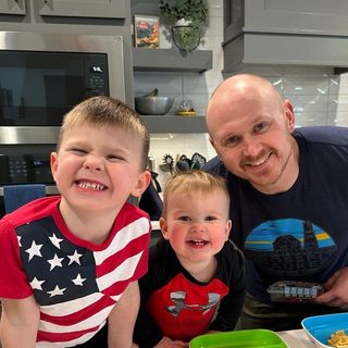 Just me and the boys